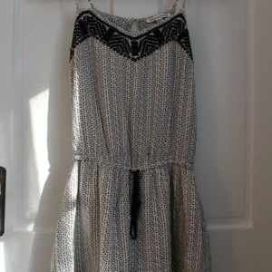 American Eagle Black and White Romper